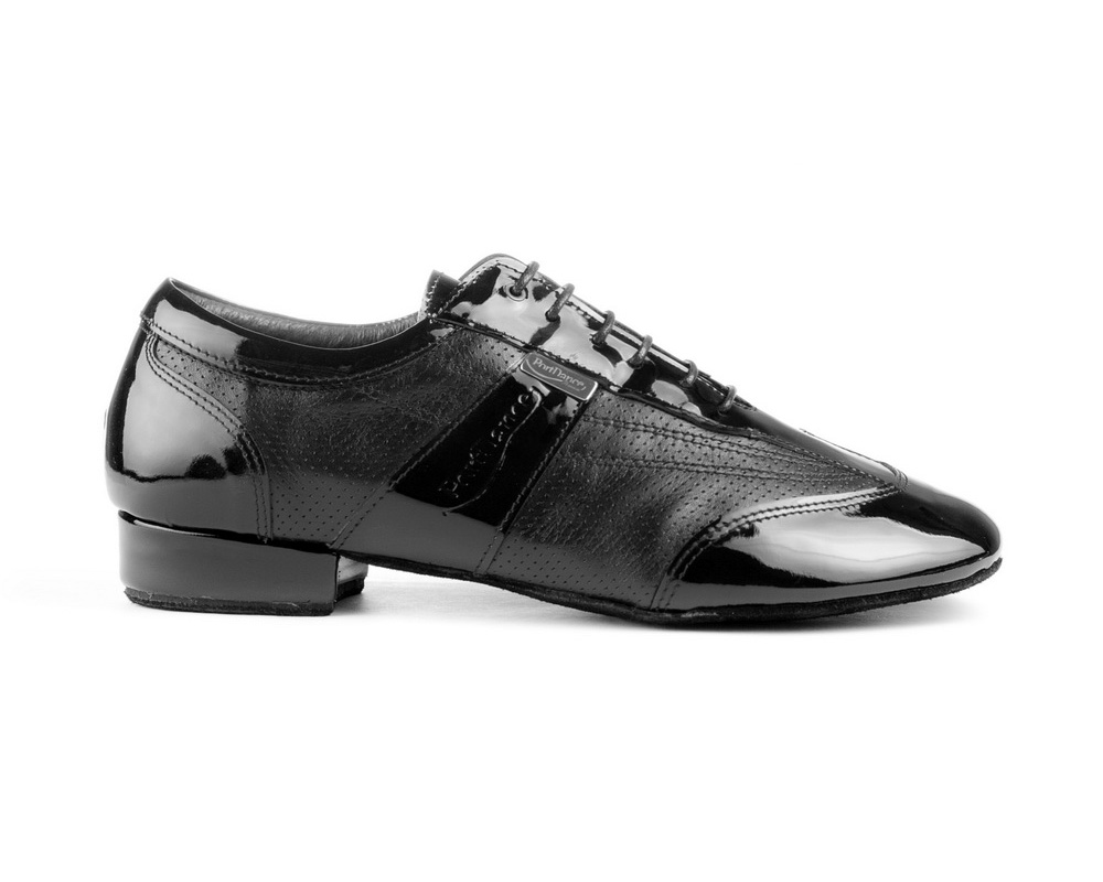 PD024 Black Leather Patent