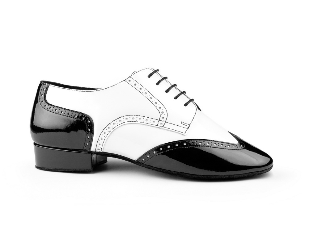 PD042 TANGO Black White Leather