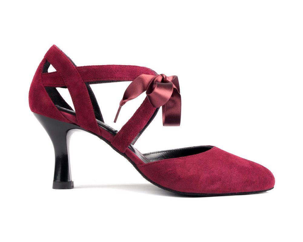 PD125 Bordeaux Nubuck Leather