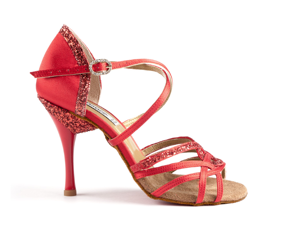 PD800 Red Satin and Glitter